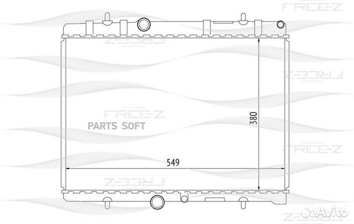 Free-Z KK0176 Радиатор