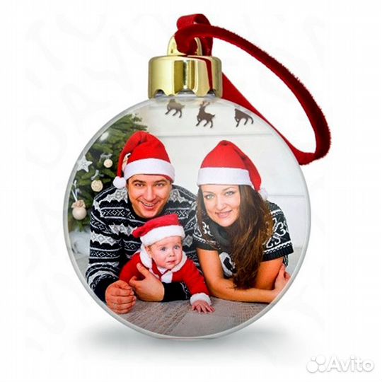 Елочные игрушки с фото