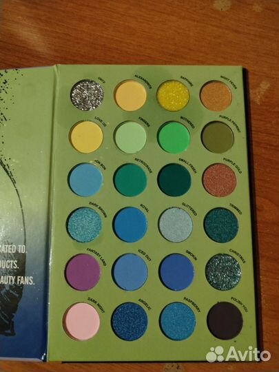 Палетки теней и наборы кистей