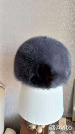 Шапка норковая женская состояние новой