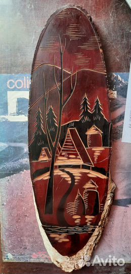 Картина на спиле дерева