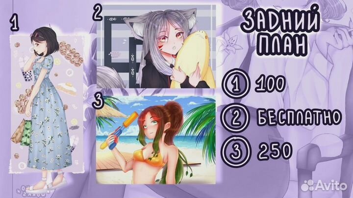 Арты на заказ, графический художник, аниме арт