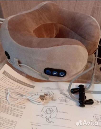 Массажер-подушка U-Shaped Massage Pillow