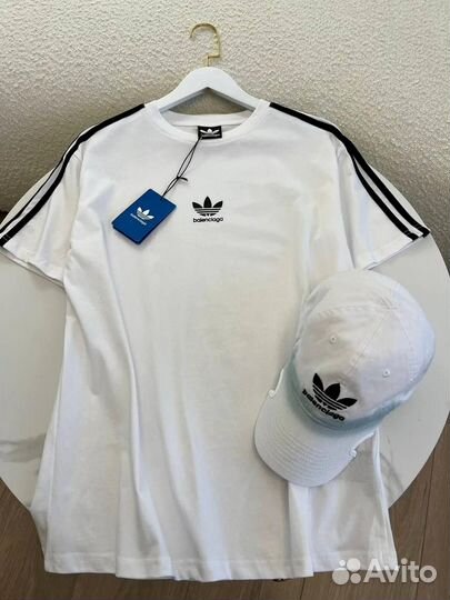 Оверсайз футболка Adidas x Balenciaga