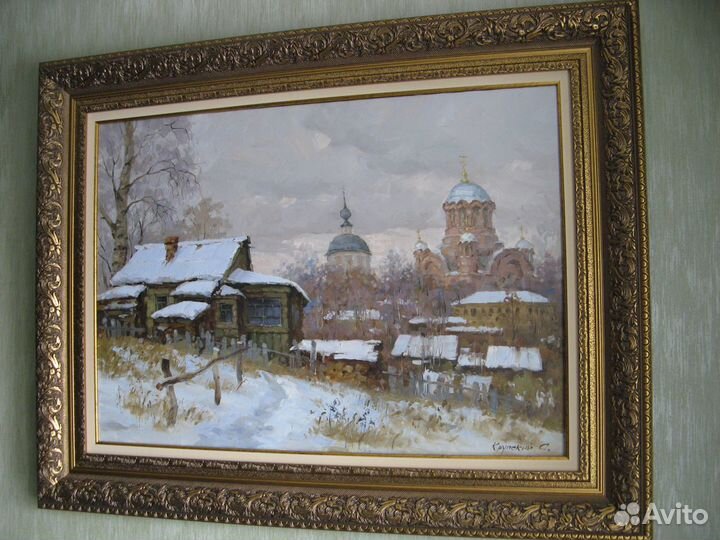 Большая авторская картина маслом на холсте