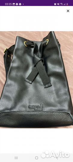 Сумка мешок натуральная кожа новая
