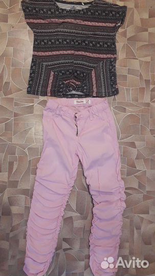 Детские вещи пакетом для девочки 110 116