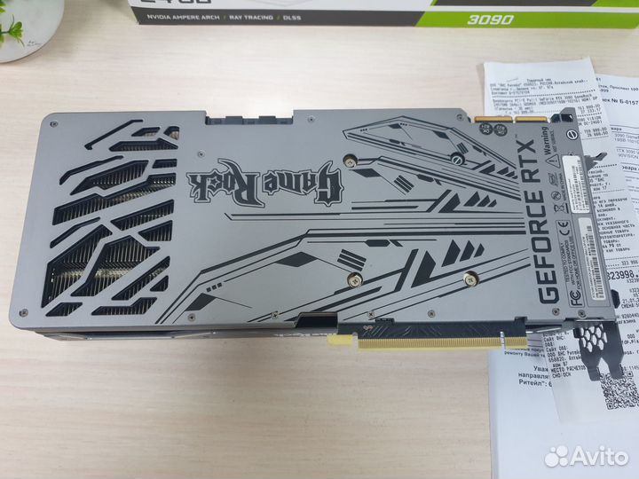 Видеокарта (RTX 3090, 24Gb, Palit, gddr6X, nvidia