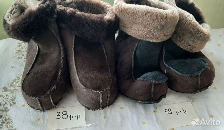 Пинетки зимние, шубинки, меховые носки (угги) чуни