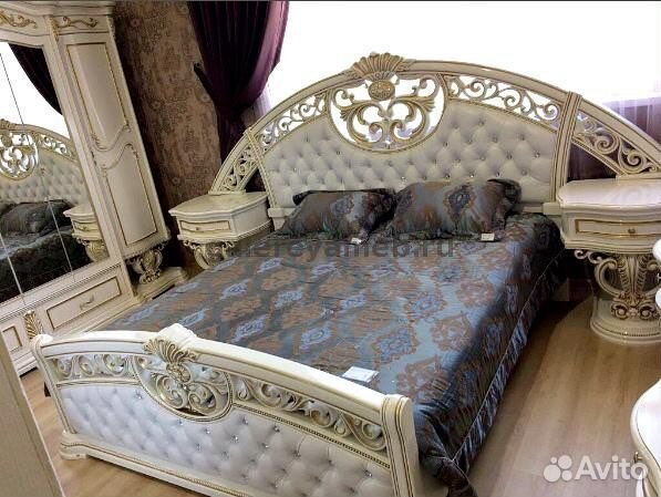 Спальный гарнитур «Марелла» оригинал крем