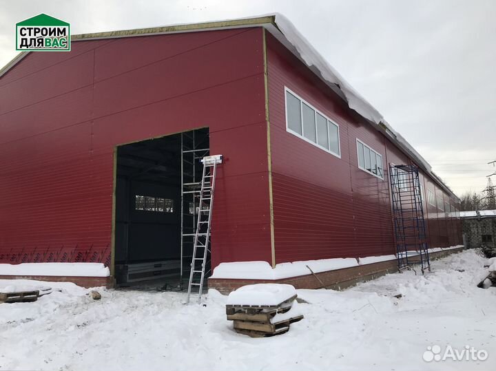 Быстровозводимые ангары из сэндвич панелей