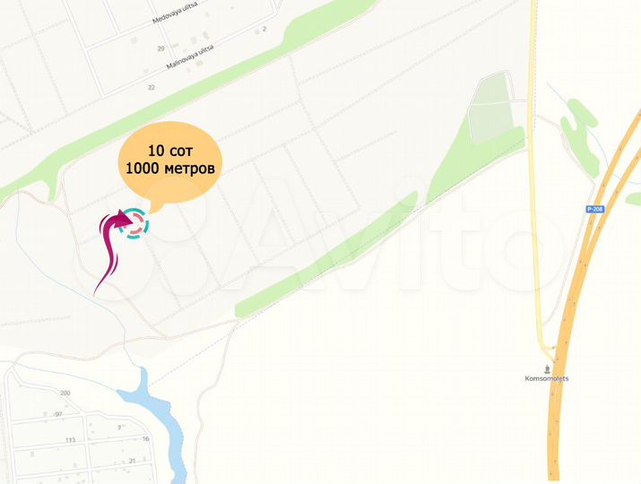 Участок 10 сот. (ИЖС)