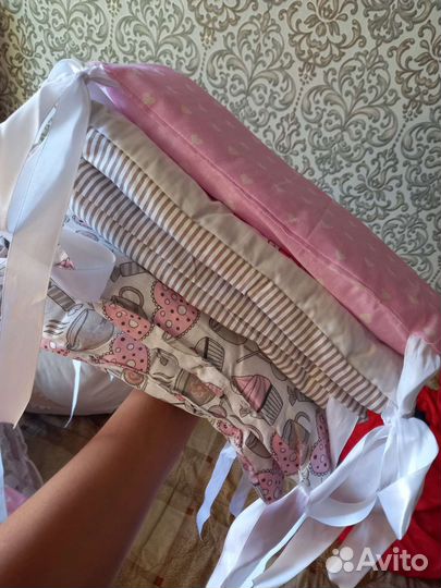 Бортики, подушки для кроватки