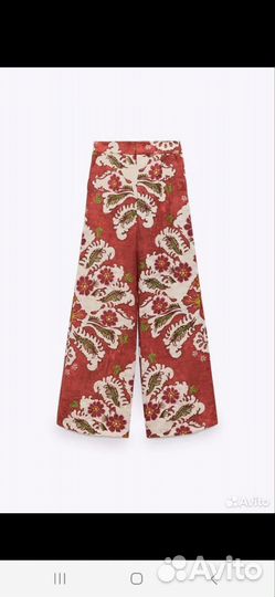 Брюки лен zara XS