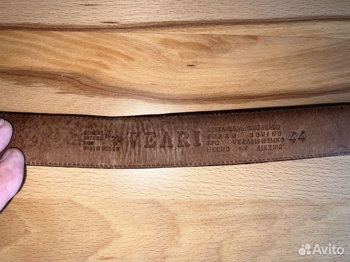 Мужской кожаный ремень Мексика Veari