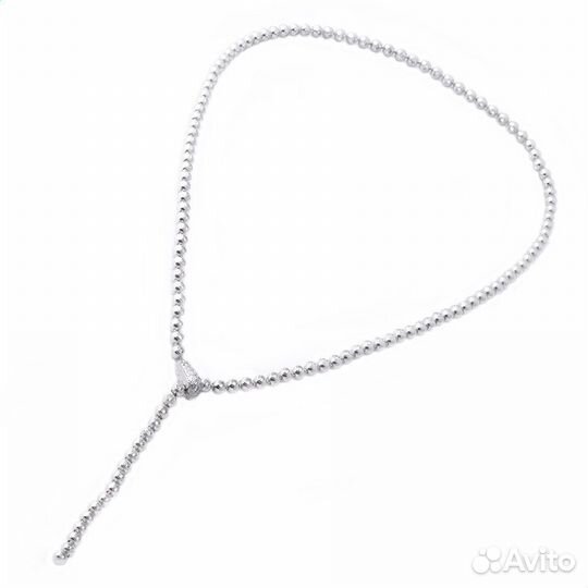Cartier Necklace Perles Diamonds White Gold