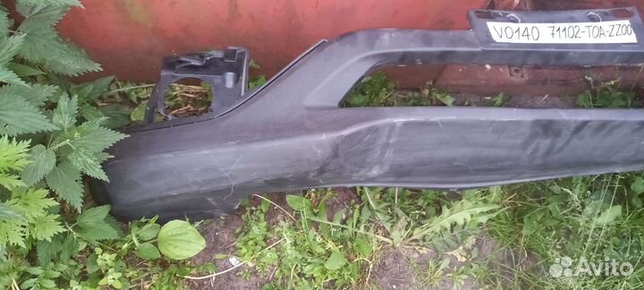 Спойлер (юбка) переднего бампера honda crv 4