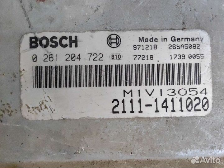 Блок управления двигателем Ваз 2111-1411020