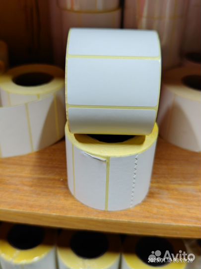 Термоэтикетки 58х30мм