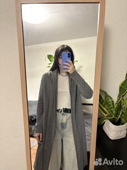 Длинный кардиган massimo dutti