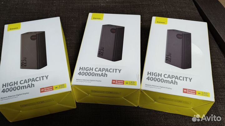 Внешний аккумулятор Baseus Adaman 40000mAh 22.5W