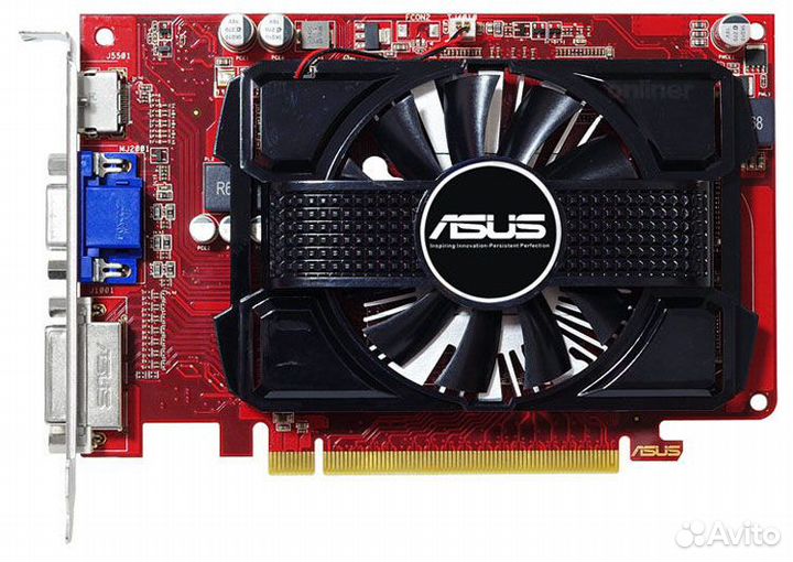 Видеокарта asus Radeon HD 6670 800Mhz PCI-E 2 1Gb