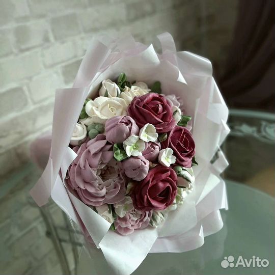 Съедобный букет из зефира