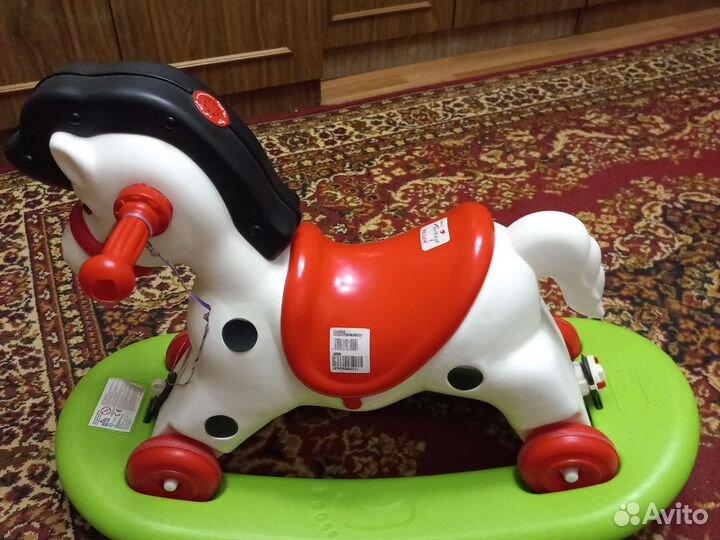 Лошадь качалка каталка