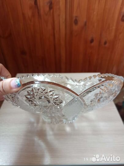 Ваза хрустальная большая СССР