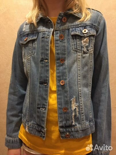 Джинсовая куртка для девочки