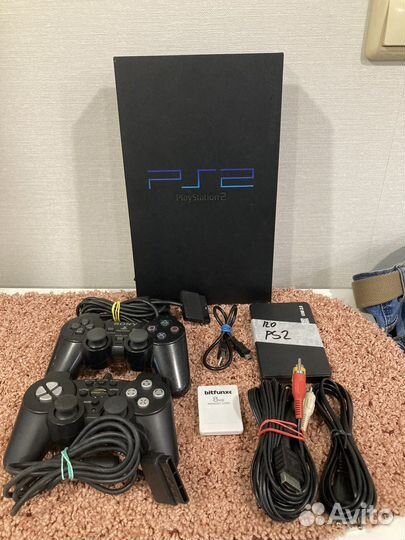 Sony PS2 fat 5008 120гб free ms boot 30 игр