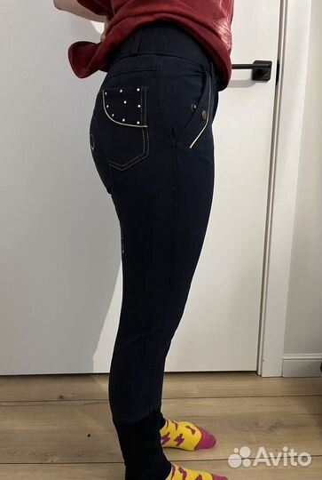 Бриджи для верховой езды с силиконовой леей