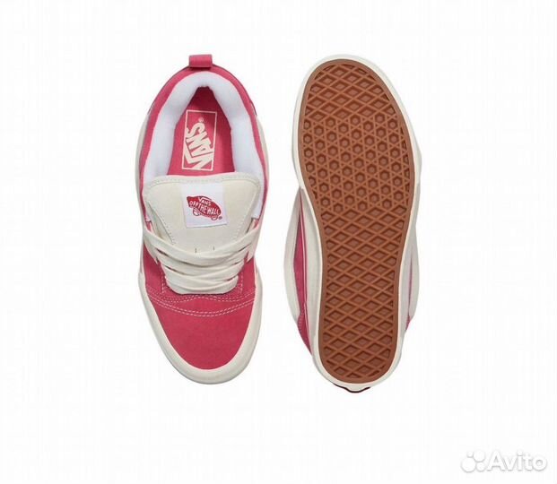 Кеды Vans Knu Skool Retro Pink True White