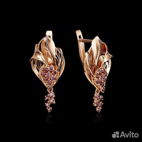 Золотые серьги