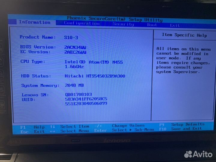 Материнская плата для Lenovo S10-3