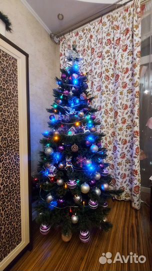 Елка искусственная 180см, Сосна пушистая