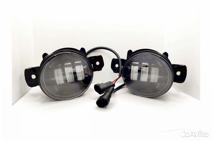 Противотуманные фары led на Nissan