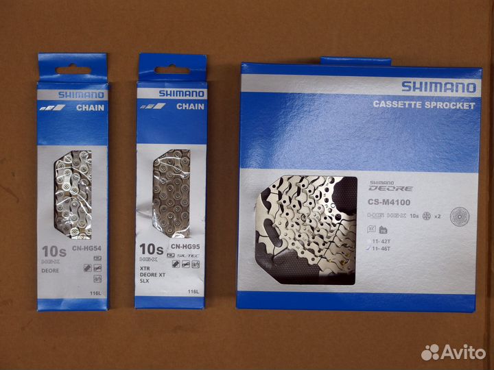 Новая кассета Shimano Deore 11-46T, 10 скоростей