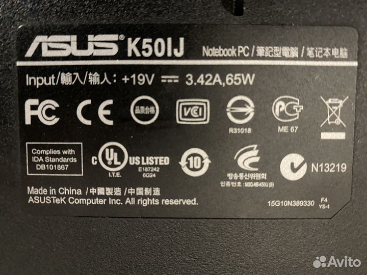 Asus K50IJ