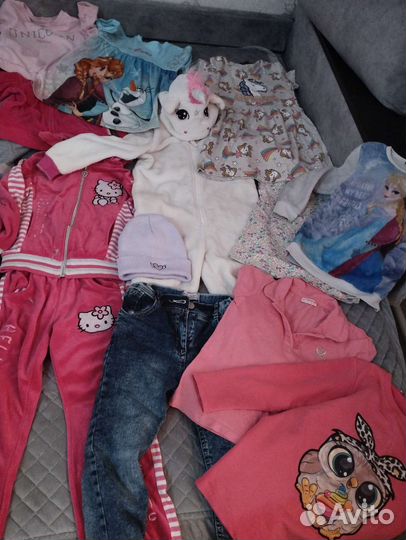 Детские вещи пакетом для девочки 110 116