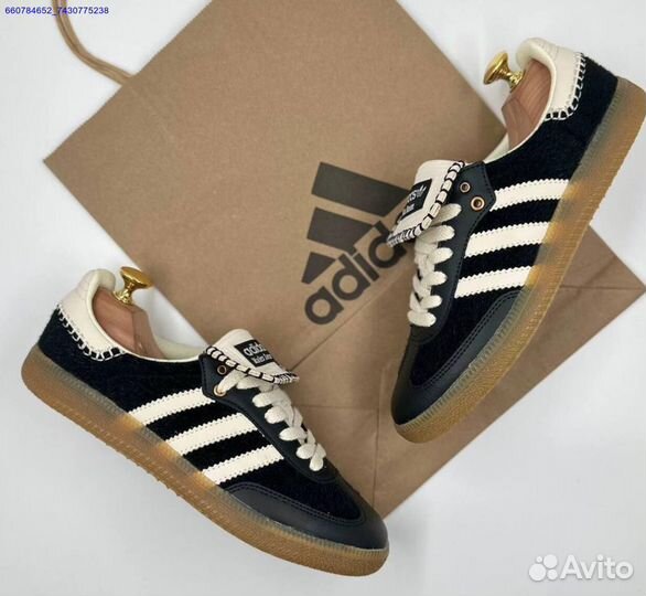 Кроссовки Adidas Samba & Wales Bonner (Арт.73532)