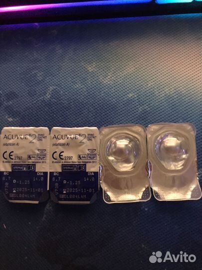Линзы контактные