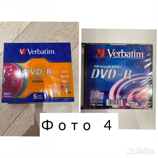Болванка новая пакетом DVD RW, DVD R, CD RW, CD R