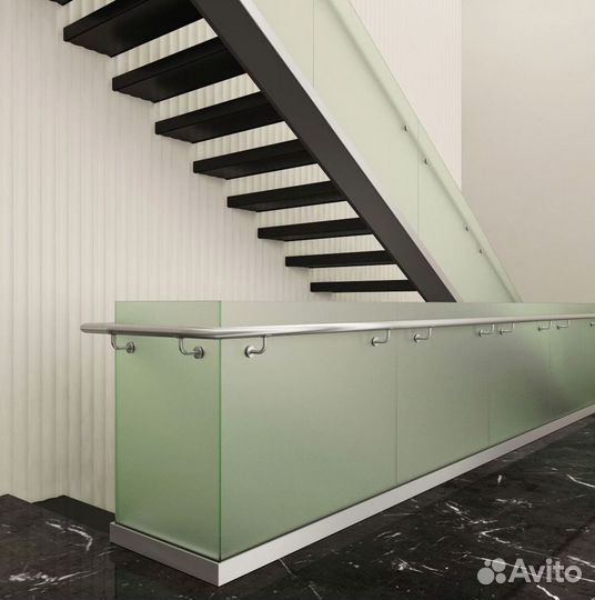 Стеклянные перила