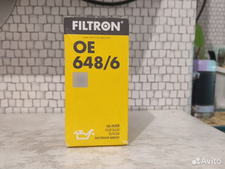 Фильтр масляный filtron OE 648/6