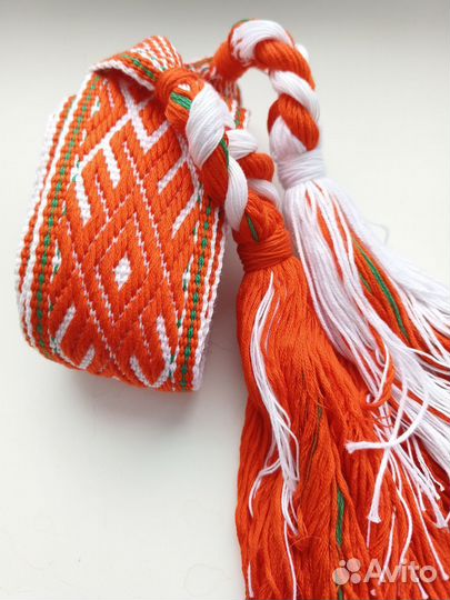 Пояс тканый обережный 