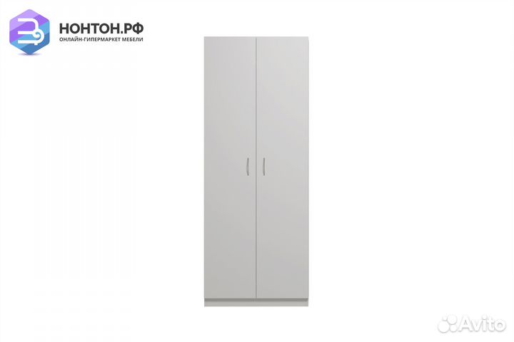 Шкаф двухстворчатый Пегас белый