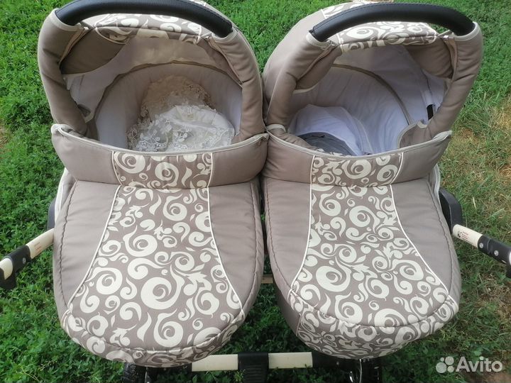 Коляска для двойни 2 в 1