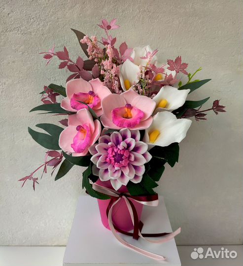 Мыльные букеты