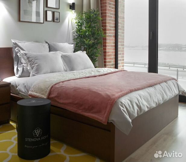 Плед меховой pink nectar